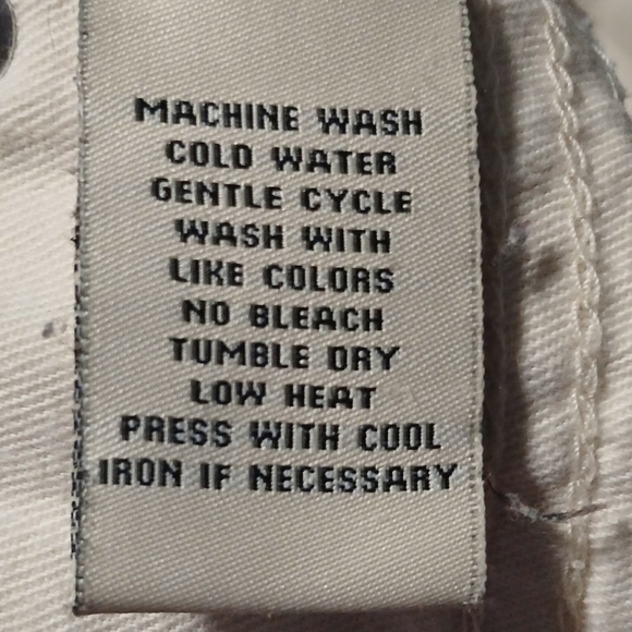 Ralph Lauren polo jean company ladies off white jeans. Size 6 - Picture 11 of 12